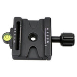 FMA-60 Supporto per piastra adattatore con morsetto a sgancio rapido con manopola a doppio uso per piastra a sgancio rapido Arca Swiss / RRS / SUNWAYFOTO, FMA-60