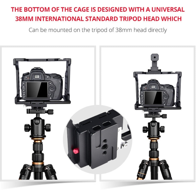 YELANGU C8 YLG0910 Maniglia stabilizzatore per gabbia per videocamera, YLG0910
