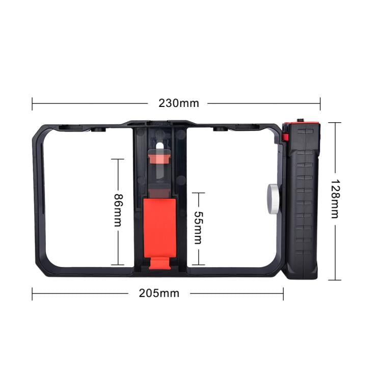 Gabbia rig YELANGU per smartphone fino a 6,6 pollici