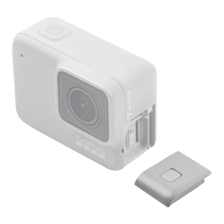 Per la parte di riparazione del coperchio della porta dell'interfaccia laterale bianca GoPro HERO7, For GoPro HERO7 White