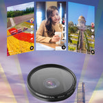 RUIGPRO per GoPro HERO 7/6/5 Filtro per obiettivo UV professionale da 52 mm con anello adattatore filtro e copriobiettivo, UV Lens