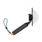 RUIGPRO Maniglia galleggiante con impugnatura a cupola Porta subacquea Obiettivo per fotocamera subacquea Copertura trasparente per DJI Osmo Action, Osmo Action