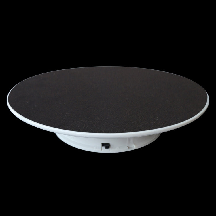 Giradischi elettrico girevole da 25 cm a 360 gradi, supporto per esposizione, puntelli per riprese video, giradischi per fotografia, carico 3 kg, alimentato a batteria, 25cm/Powered by Battery(B), 25cm/Powered by Battery(BW), 25cm/Powered by Battery(W)