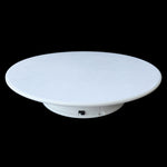 Giradischi elettrico girevole da 25 cm a 360 gradi, supporto per esposizione, puntelli per riprese video, giradischi per fotografia, carico 3 kg, alimentato a batteria, 25cm/Powered by Battery(B), 25cm/Powered by Battery(BW), 25cm/Powered by Battery(W)