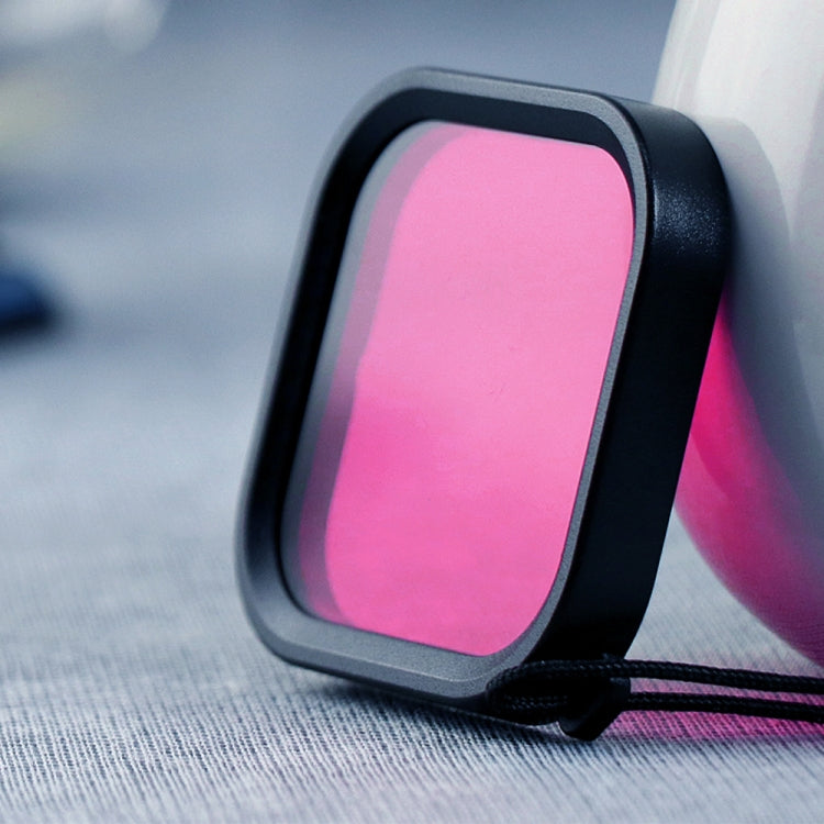 Filtro per lenti colorate per immersione con alloggiamento quadrato per GoPro HERO8 Nero
