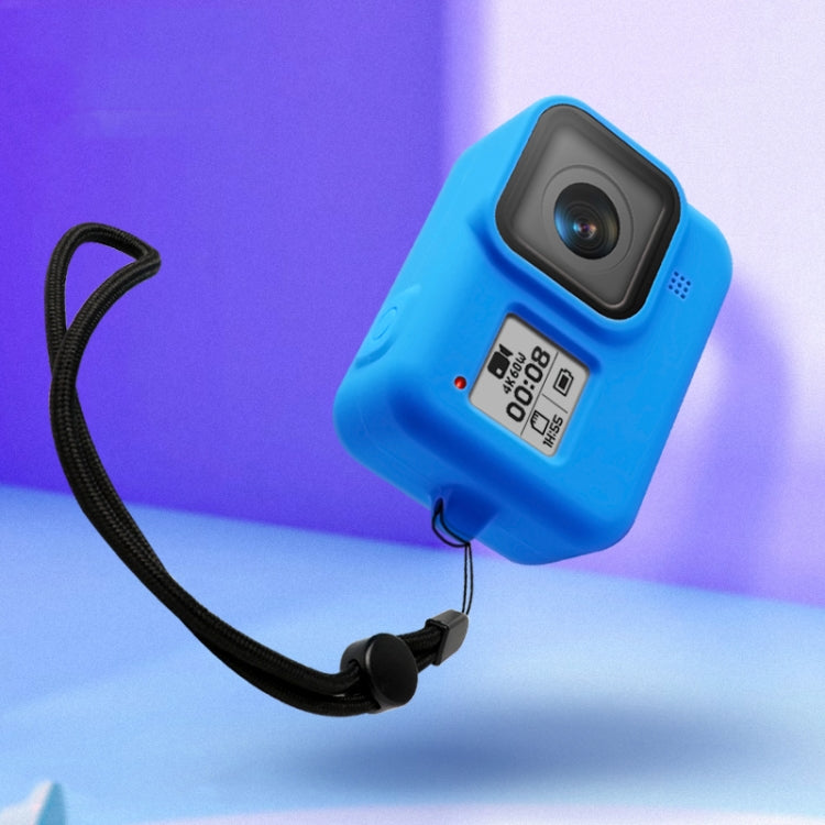 Custodia in silicone con cinturino per GoPro HERO8 Black