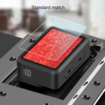 Per GoPro HERO8 Obiettivo nero + Pellicola in vetro temperato con display LCD, For GoPro HERO8 Black