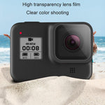Per GoPro HERO8 Obiettivo nero + Pellicola in vetro temperato con display LCD, For GoPro HERO8 Black
