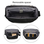 CADeN K12 Borsa per fotocamera portatile Borsa a tracolla con supporto per treppiede per fotocamere Nikon, Canon, Sony, DSLR / SLR