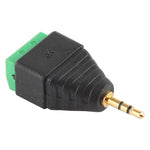 Connettore audio stereo con morsettiera a 3 pin e 3 poli con spina maschio da 2,5 mm, 2.5mm Male (2 Pin)