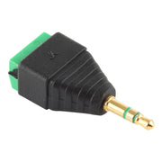 Connettore audio stereo con morsettiera a 3 pin e 3 poli con spina maschio da 3,5 mm, 3.5mm Male (3 Pin)