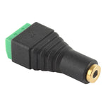 Connettore audio stereo con morsettiera a 3 pin con spina femmina da 3,5 mm, 3.5mm Female (3 Pin)
