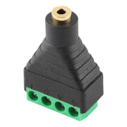 Connettore audio stereo con morsettiera a 4 pin con spina femmina da 2,5 mm, 2.5mm Female (4 Pin)