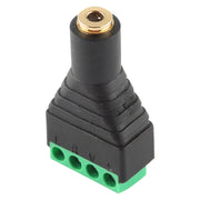 Connettore audio stereo con morsettiera a 4 pin con spina femmina da 3,5 mm, 3.5mm Female (4 Pin)