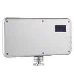 LED011S Luce tascabile da 180 LED per vlogging professionale, fotografia, video e studio fotografico con display OLED e supporto adattatore per slitta fredda per fotocamere DSLR Canon/Nikon, 180 LED