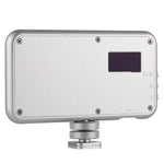 LED-013 Luce tascabile da 112 LED professionale per vlogging, fotografia, video e studio fotografico con display OLED e supporto adattatore per slitta fredda per fotocamere DSLR Canon/Nikon, 112 LED