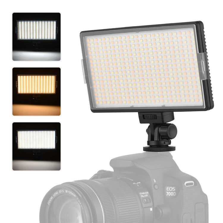 LED01 416 LED 3600LM Luce professionale per vlogging, fotografia, video e studio fotografico per fotocamere DSLR Canon/Nikon, 416 LED