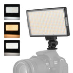 LED01 416 LED 3600LM Luce professionale per vlogging, fotografia, video e studio fotografico per fotocamere DSLR Canon/Nikon, 416 LED