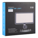 LED01 416 LED 3600LM Luce professionale per vlogging, fotografia, video e studio fotografico per fotocamere DSLR Canon/Nikon, 416 LED