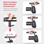 YELANGU C9-A YLG0911A Maniglia stabilizzatore per gabbia per videocamera per DJI BMPCC 4K, C9-A