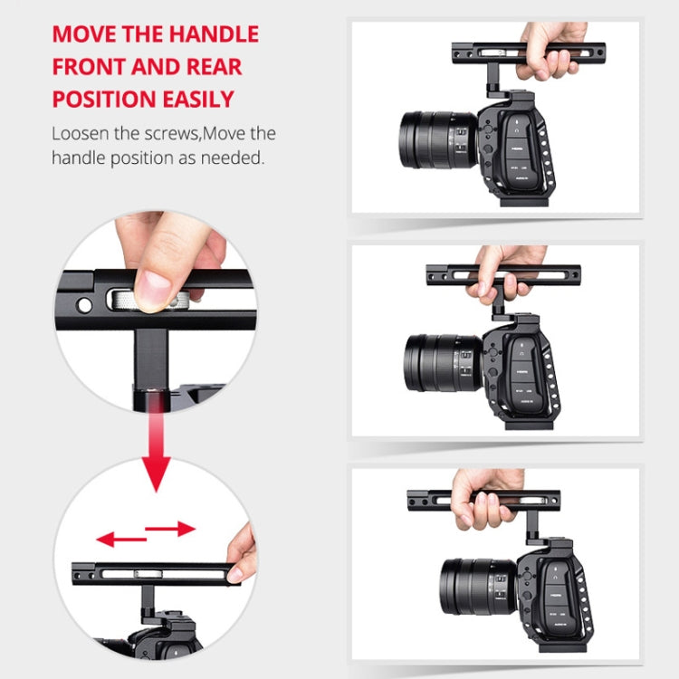 YELANGU C9-A YLG0911A Maniglia stabilizzatore per gabbia per videocamera per DJI BMPCC 4K, C9-A