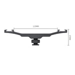 YELANGU YLG0702A Staffa di estensione in lega di alluminio con doppio adattatore per montaggio su slitta calda fredda, Dual Cold Hot Bracket