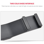 YELANGU YLG0702A Staffa di estensione in lega di alluminio con doppio adattatore per montaggio su slitta calda fredda, Dual Cold Hot Bracket