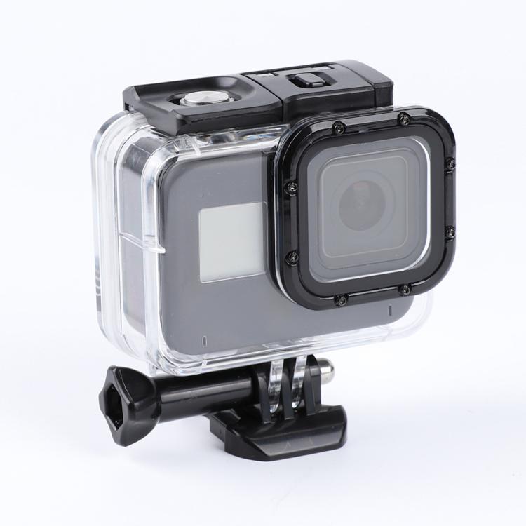 Per GoPro HERO8 Black Custodia protettiva impermeabile da 45 m con fibbia di montaggio di base e vite, For GoPro HERO8 Black