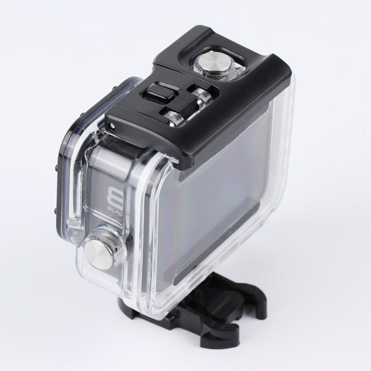 Per GoPro HERO8 Black Custodia protettiva impermeabile da 45 m con fibbia di montaggio di base e vite, For GoPro HERO8 Black