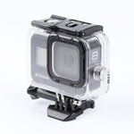 Per GoPro HERO8 Black Custodia protettiva impermeabile da 45 m con fibbia di montaggio di base e vite, For GoPro HERO8 Black