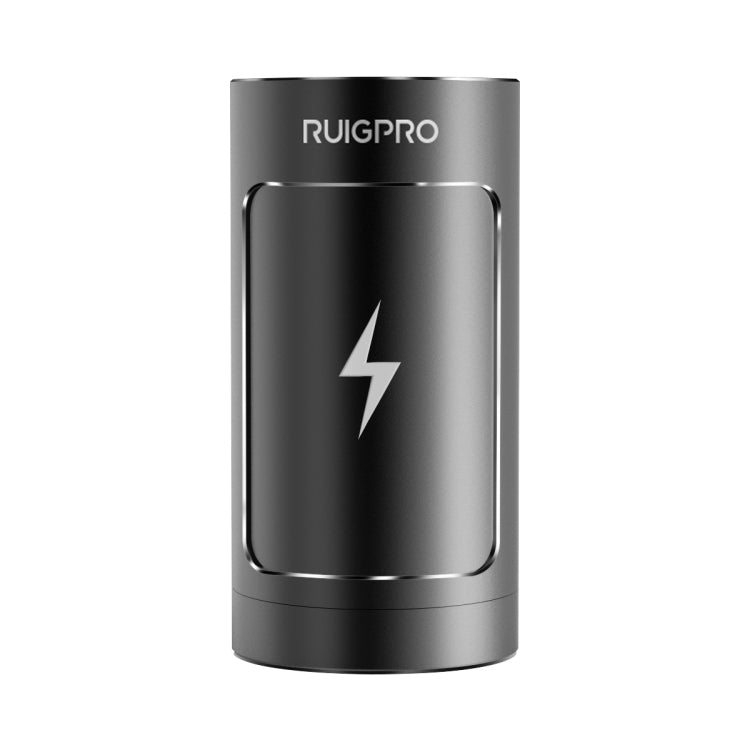 RUIGPRO per GoPro HERO8 Black /7/6/5 Caricabatteria a 3 canali Caricabatterie wireless Custodia per batteria con indicatore luminoso a LED