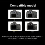 Caricatore LCD digitale per batteria per fotocamera reflex LP-E6 per serie Canon, LP-E6