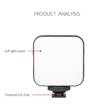 YELANGU LED01 49 Luce video LED per fotocamera/videocamera, Video Light