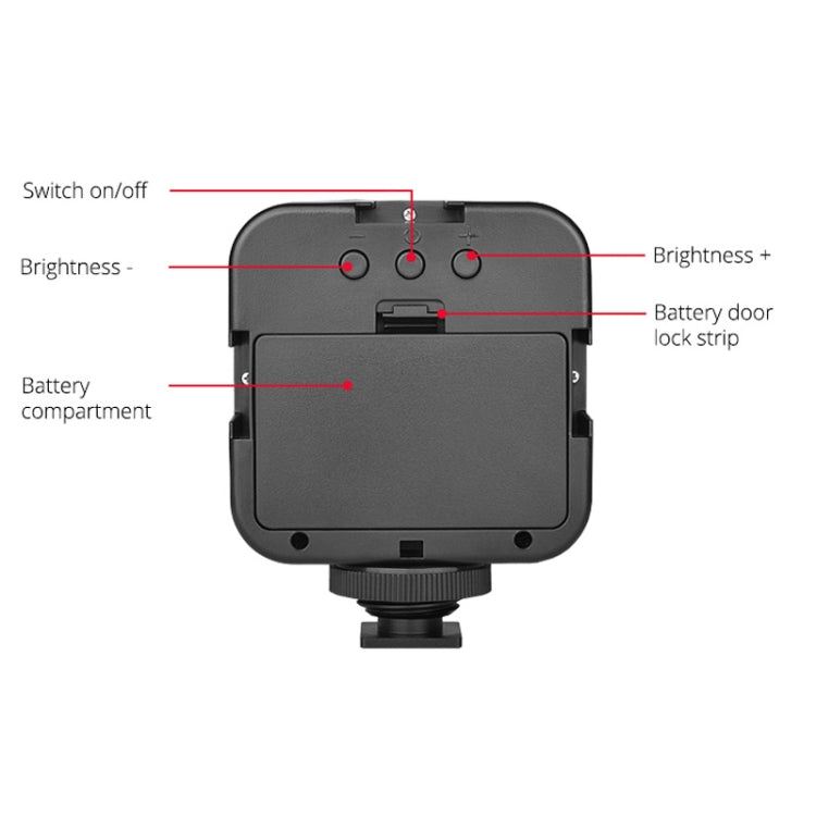 YELANGU LED01 49 Luce video LED per fotocamera/videocamera, Video Light