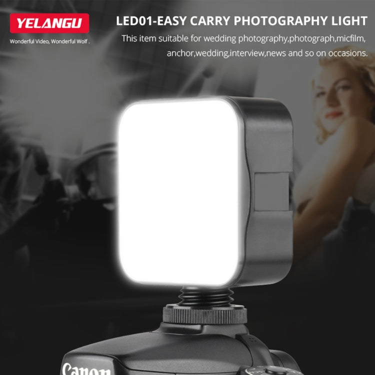 YELANGU LED01 49 Luce video LED per fotocamera/videocamera, Video Light