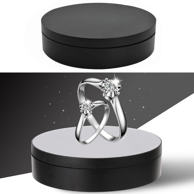 Giradischi girevole a 360 gradi con ricarica USB intelligente da 13,8 cm, supporto per riprese video, giradischi per fotografia, carico 3 kg