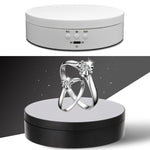 Giradischi girevole a 360 gradi con ricarica USB intelligente da 13,8 cm, supporto per riprese video, giradischi per fotografia, carico 3 kg