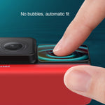 Obiettivo + pellicola in vetro temperato display LCD per Insta 360 One R 4K, For Insta 360 One R 4K