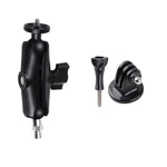 Supporto fisso per moto con biella M10 da 9 cm con adattatore per treppiede e vite per GoPro Hero11 Nero / HERO10 Nero /9 Nero /8 Nero /7 /6 /5 /5 Sessione /4 Sessione /4 /3+ /3 /2 /1,DJI Osmo Action e altre action camera, M10 9cm Connecting Rod Holder