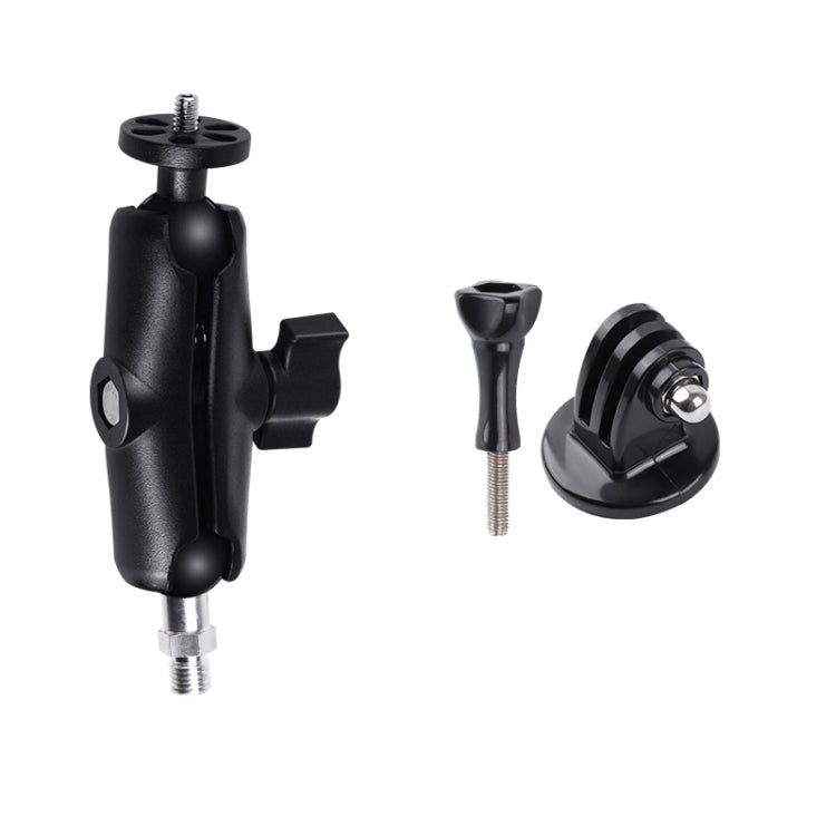 Supporto fisso per moto con biella M10 da 9 cm con adattatore per treppiede e vite per GoPro Hero11 Nero / HERO10 Nero /9 Nero /8 Nero /7 /6 /5 /5 Sessione /4 Sessione /4 /3+ /3 /2 /1,DJI Osmo Action e altre action camera, M10 9cm Connecting Rod Holder