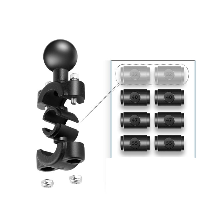 Supporto fisso per specchietto retrovisore moto con testa a sfera da 25 mm con 4 guarnizioni per GoPro Hero11 Nero / HERO10 Nero /9 Nero /8 Nero /7 /6 /5 /5 Sessione /4 Sessione /4 /3+ /3 /2 /1,DJI Osmo Action e altre action camera                     ...