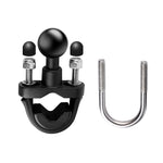 Supporto fisso per specchietto retrovisore moto con testa a sfera da 25 mm con 2 tipi di bulloni a U per GoPro Hero11 Black / HERO10 Black /9 Black /8 Black /7 /6 /5 /5 Session /4 Session /4 /3+ /3 /2/1, DJI Osmo Action e altre action camera           ...