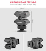 YELANGU YLG0601A A68 Adattatore per montaggio su slitta fredda a 3 teste Microfono Staffa di supporto in metallo per luce flash, YELANGU A68 3-Head Cold Shoe