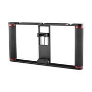 YELANGU PC05 YLG0909B Vlogging Live Broadcast Smartphone Metal Cage Video Rig Filmmaking Stabilizing Handle Bracket for iPhone, Galaxy, Huawei, Xiaomi, HTC, LG, Google and other smartphones, YLG0909B