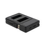 Caricabatterie doppio per schermo LCD con capacità di ricarica del display per GoPro HERO9 Black / HERO10 Black, Displays Charging Capacity