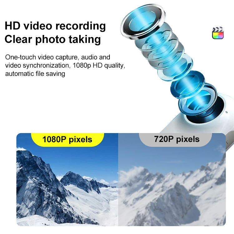 DM-10 Mini Thumb Action Camera con custodia di ricarica