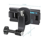 RUIGPRO Supporto per tracolla a sgancio rapido con rotazione a 360 gradi Supporto per zaino a spalla per GoPro Hero11 Nero / HERO10 Nero /9 Nero /8 Nero /7 /6 /5 /5 Sessione /4 Sessione /4 /3+ /3 /2 /1, DJI OsmoAzione e altre action cam