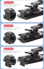 RUIGPRO Supporto per tracolla a sgancio rapido con rotazione a 360 gradi Supporto per zaino a spalla per GoPro Hero11 Nero / HERO10 Nero /9 Nero /8 Nero /7 /6 /5 /5 Sessione /4 Sessione /4 /3+ /3 /2 /1, DJI OsmoAzione e altre action cam