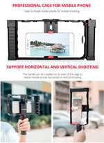 YELANGU PC02A gabbia stabilizzatrice per smartphone