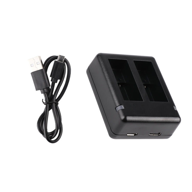 Caricabatterie USB per doppia batteria con cavo e indicatore luminoso per GoPro HERO9 Black / HERO10 Black, For GoPro HERO9 Black